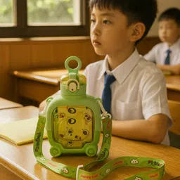 shivamfancy CUTE BEAR DESIGN WATER BOTTLE 600 ml Water Bottle image 3