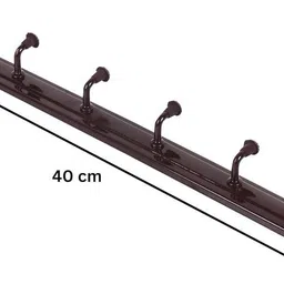 hc the crafts Metal 6 Hook Door/Wall Cloth Hanger pack of 6 Door Hanger image 2
