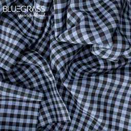 bluegrass Cotton 6 Seater Checkered Table Cover image 4