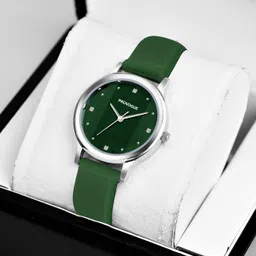 provogue Fashion Analog Watch with Green Textured Dial Analog Watch - For Women PR-LR016-GRN-GRN image 2