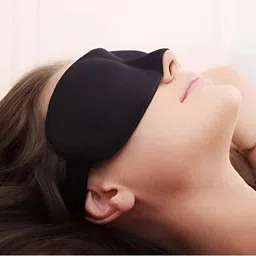 shree grb 3D LIGHT BLOCK SLEEP EYE MASK FLEXIBLE & ADJUSTABLE TO FIT ALL HEAD SIZE F9-picture-25