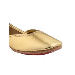Korakari Womens Leather Juti-Gold image 3