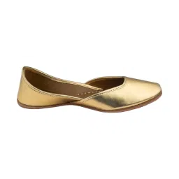 Korakari Womens Leather Juti-Gold image 4