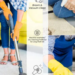 URBAN SPACE Red & White Ethnic Motifs Printed Vintage Anti-Skid Carpet image 5