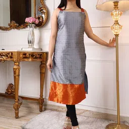 KALINI Ethnic Motif Printed Straight Kurta image 1