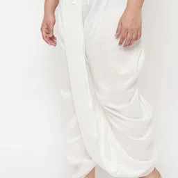 VASTRAMAY Men Plus Cowl Dhoti Pants image 4