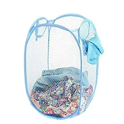 Kuber Industries Red & Blue 3 Pieces Foldable Laundry Bags image 4