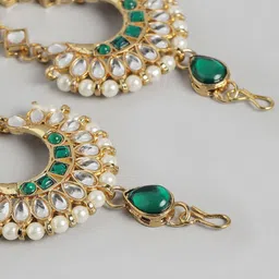 Anouk Gold-Plated Kundan-Studded Borla Matha Patti image 2