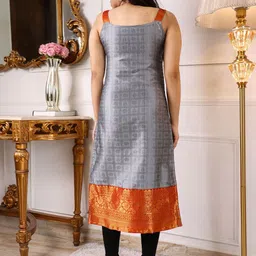KALINI Ethnic Motif Printed Straight Kurta image 4