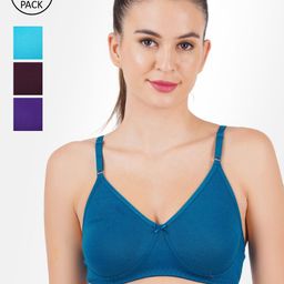Ramraj Pack of 4 Everyday Cotton Bra-picture-15