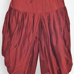 KISAH Men Black & Maroon Kurta with Dhoti Pants image 3