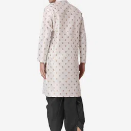 ROYAL KURTA Men Ethnic Motifs Printed Kurta with Dhoti Pants image 5