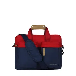 URBAN TRIBE Unisex Red & Blue Colourblocked Messenger Bag-picture-15