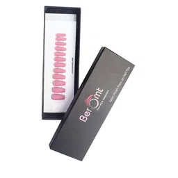 BEROMT 12 Pcs Long-Lasting Premium Matte Salon Finish Press On Nails - Shade 517 image 2