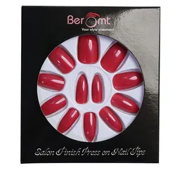 BEROMT Salon Finish Premium Glossy Press-On False Nail Tips Kit - Shade 380 image 1