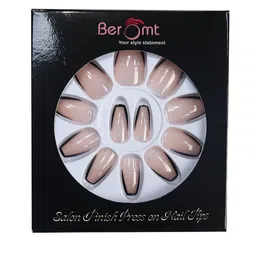 BEROMT 12 Pcs Long-Lasting Reusable Lightweight Salon Finish Press on Nail Tips - 258 image 2