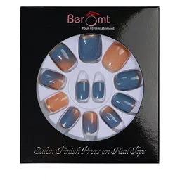 BEROMT 12 Pcs Long-Lasting Reusable Lightweight Salon Finish Press on Nail Tips- Shade 180 image 2
