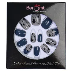 BEROMT 12 Pcs Long-Lasting Reusable Lightweight Salon Finish Press on Nail Tips- Shade 167 image 2