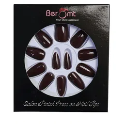 BEROMT Salon Finish Premium Glossy Press-On False Nail Tips Kit - Shade 370 image 2
