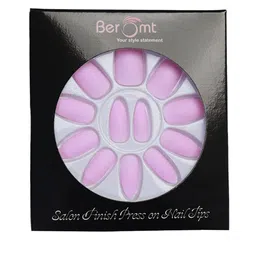 BEROMT 12 Pcs Long-Lasting Premium Matte Salon Finish Press On Nails - Shade 456 image 2