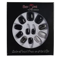 BEROMT 12 Pcs Long-Lasting Reusable Lightweight Salon Finish Press on Nail Tips- Shade 751 image 2