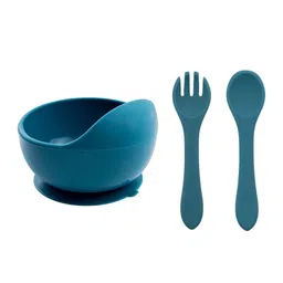 GUCHIGU Pink Silicone Bowl With Spoon Set image 5