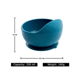 GUCHIGU Pink Silicone Bowl With Spoon Set image 2