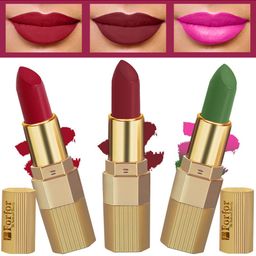 FORFOR Xpression 3Pcs Stick Matte Lipsticks-Red Velvet 303-Cherry Red 304-Natural Pink 305-picture-38