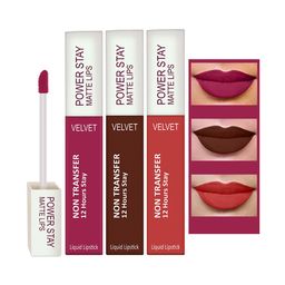 PERPAA Women Set Of 3 Waterproof Liquid Matte Power Stay Lipstick-picture-5