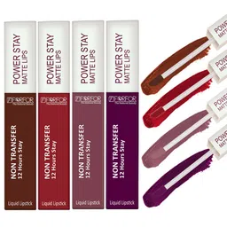 FORFOR Set of 4 Power Stay Non-Transfer & Waterproof Liquid Matte Lipstick - 5ml Each-picture-13