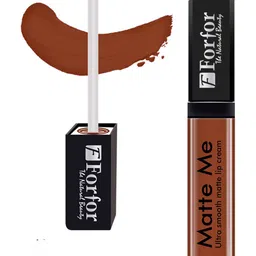 FORFOR Set Of 2 Matte Me Ultra Smooth Liquid Lipsticks - Rose Red+Brown image 2
