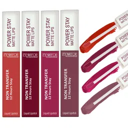FORFOR Set of 4 Power Stay Non-Transfer & Waterproof Liquid Matte Lipstick - 5 ml each-picture-25