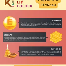 KINDED Set of 2 Vitamin E Liquid Lipstick 6ml Each - Vermilion Red 03 & Perfect Nude 10 image 3