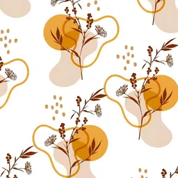 Wallpics White & Yellow Printed Self-Adhesive Wall Sticker-image-63