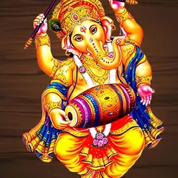 Wallpics Yellow & Brown Lord Ganesha Printed Religious Self-Adhesive Wall Sticker-picture-18