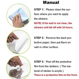 WallDaddy Silver Toned 19 Pieces Hexagon Mirror Wall Stickers image 3