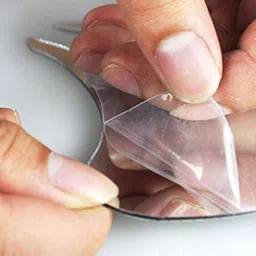 WallDaddy Silver Toned 16 Pieces Square Mirror Wall Stickers image 3