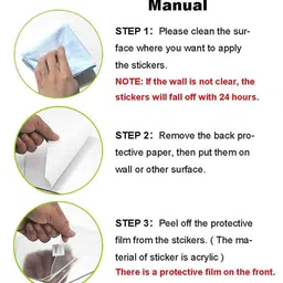 WallDaddy 8 Pcs Golden Hexagon Mirror Wall Stickers image 4