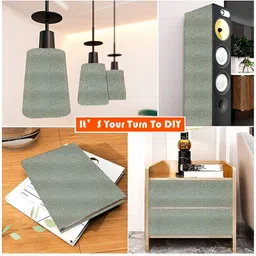 British Terminal Green & Grey Textured Self-Adhesive Wallpaper image 3