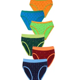 carelove CAREPLUS Girls Pack Of 6 Printed Pure Cotton Basic Briefs-picture-32