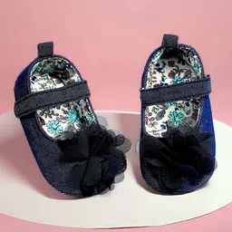 Baby Moo Kids Girls Cotton Booties image 1