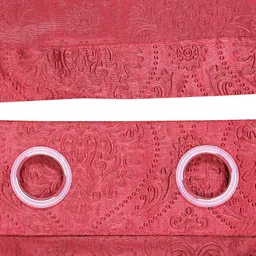 ROMEE Maroon Single Room Darkening Curtain image 5