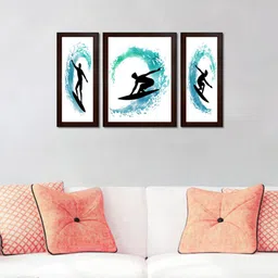 WENS Set of 3 Modern Art Framed Painting-picture-10