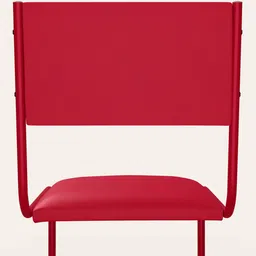 godrej interio Vivid Leatherette Cantilever Ergonomic Chair in Red Colour image 4