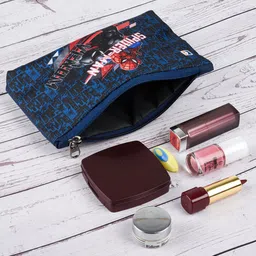 Kuber Industries Kids Set Of 4 Marvel Spider-Man Printed Pen Cases Stationery image 4