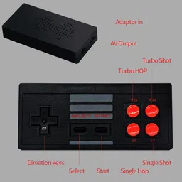 PTCMart Multi Player Portable Extreme Mini Game Box stores 620 Games Wireless 32 GB with contra , mario image 2