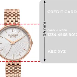 Sonata Poze Bright Treasures Quartz White Round Dial Women's Watch / Analog Watch - For Women SP80113WM03 image 4