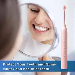 NSUSU Electric Toothbrush High-frequency Vibration Rechargeable Toothbrush for Adult C Electric Toothbrush image 5