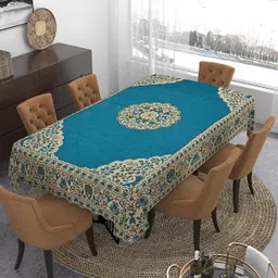 tijane Velvet 6 Seater Floral Table Cover-picture-21