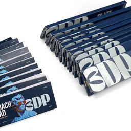 3dp 10 Brown Booklet & 10 Roach Book Combo Unruled King Size Slim 13 gsm Paper Roll-picture-15